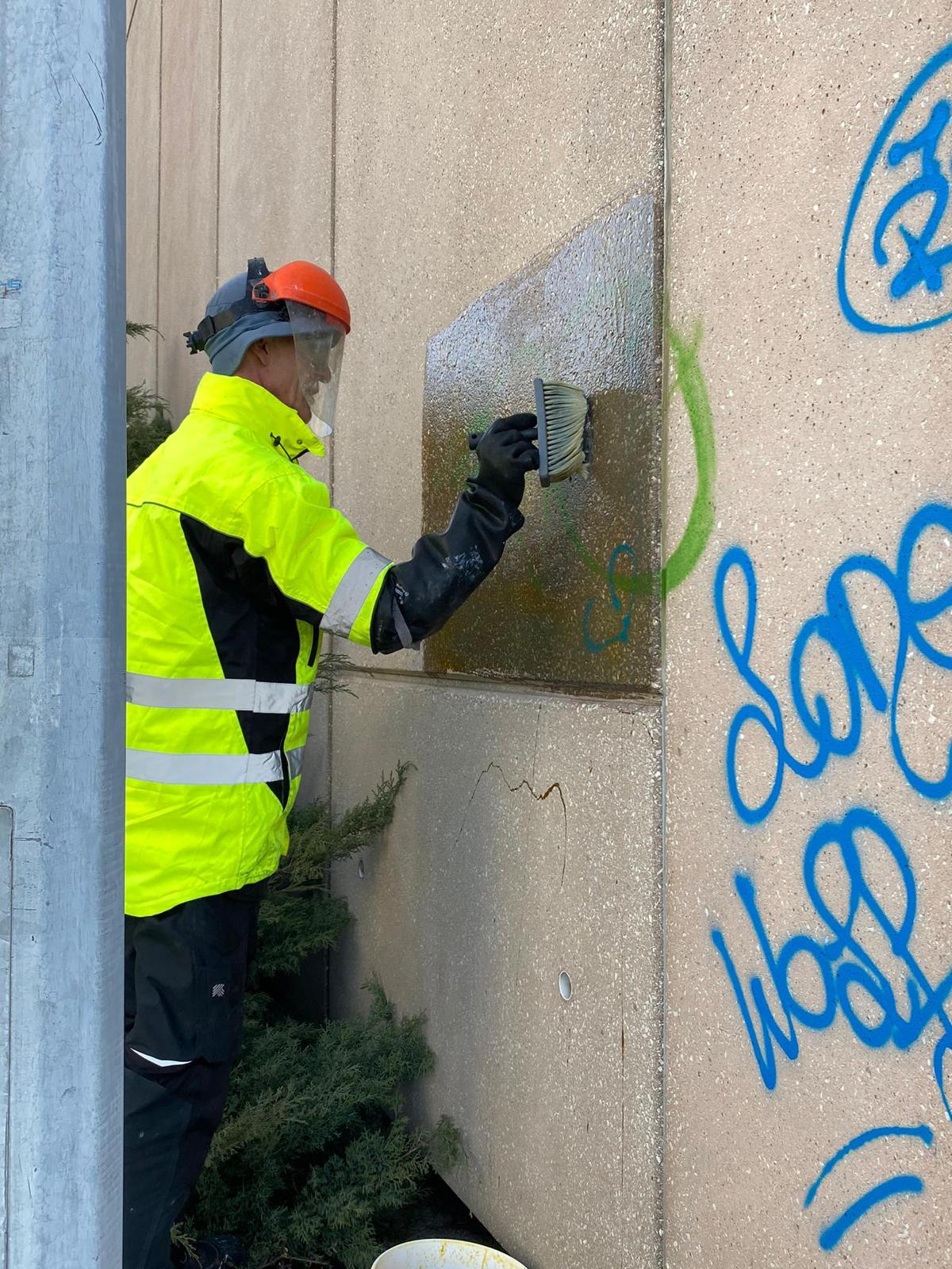 Élimination de graffiti - Exemple 11
