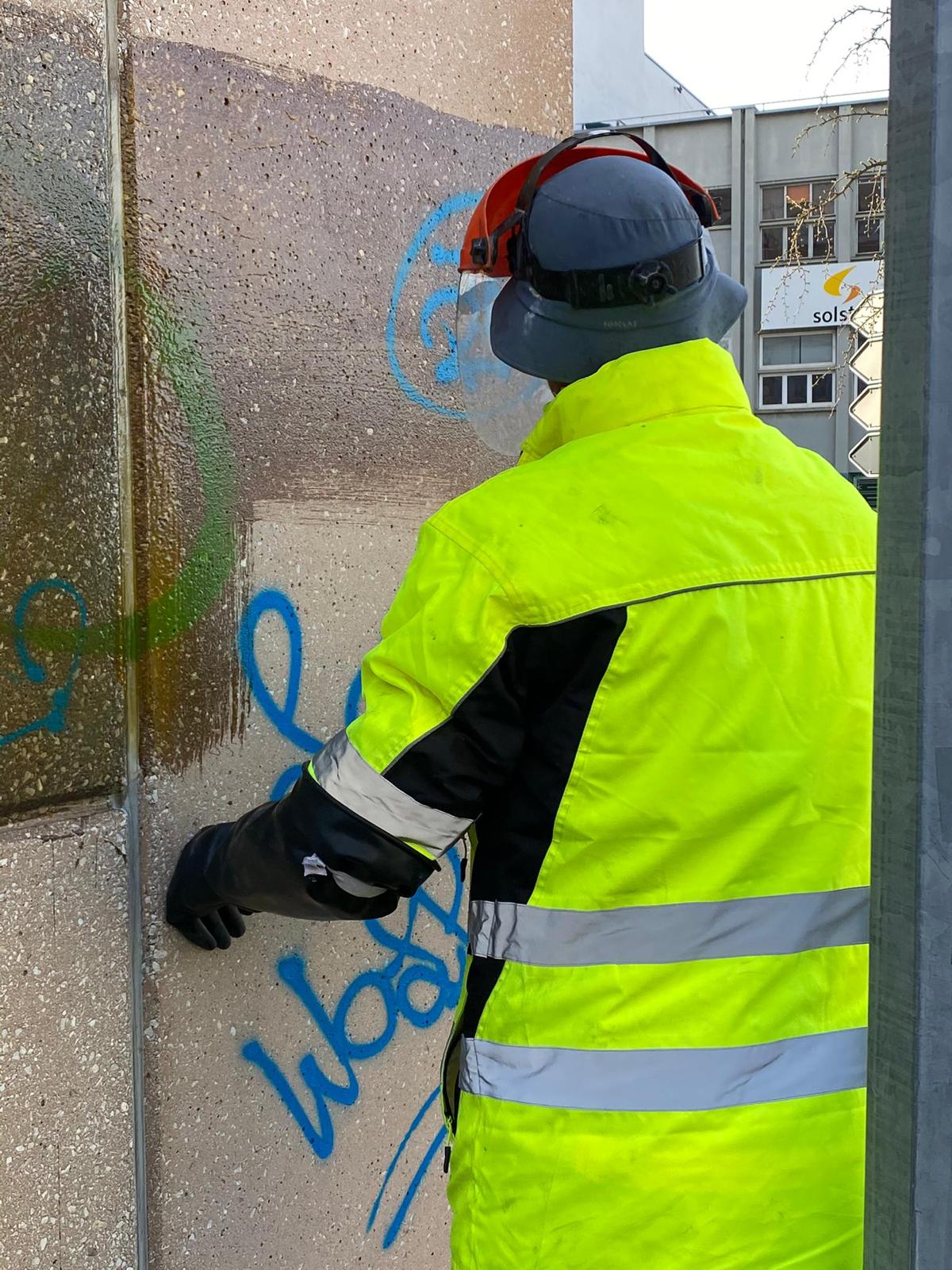 Élimination de graffiti - Exemple 16
