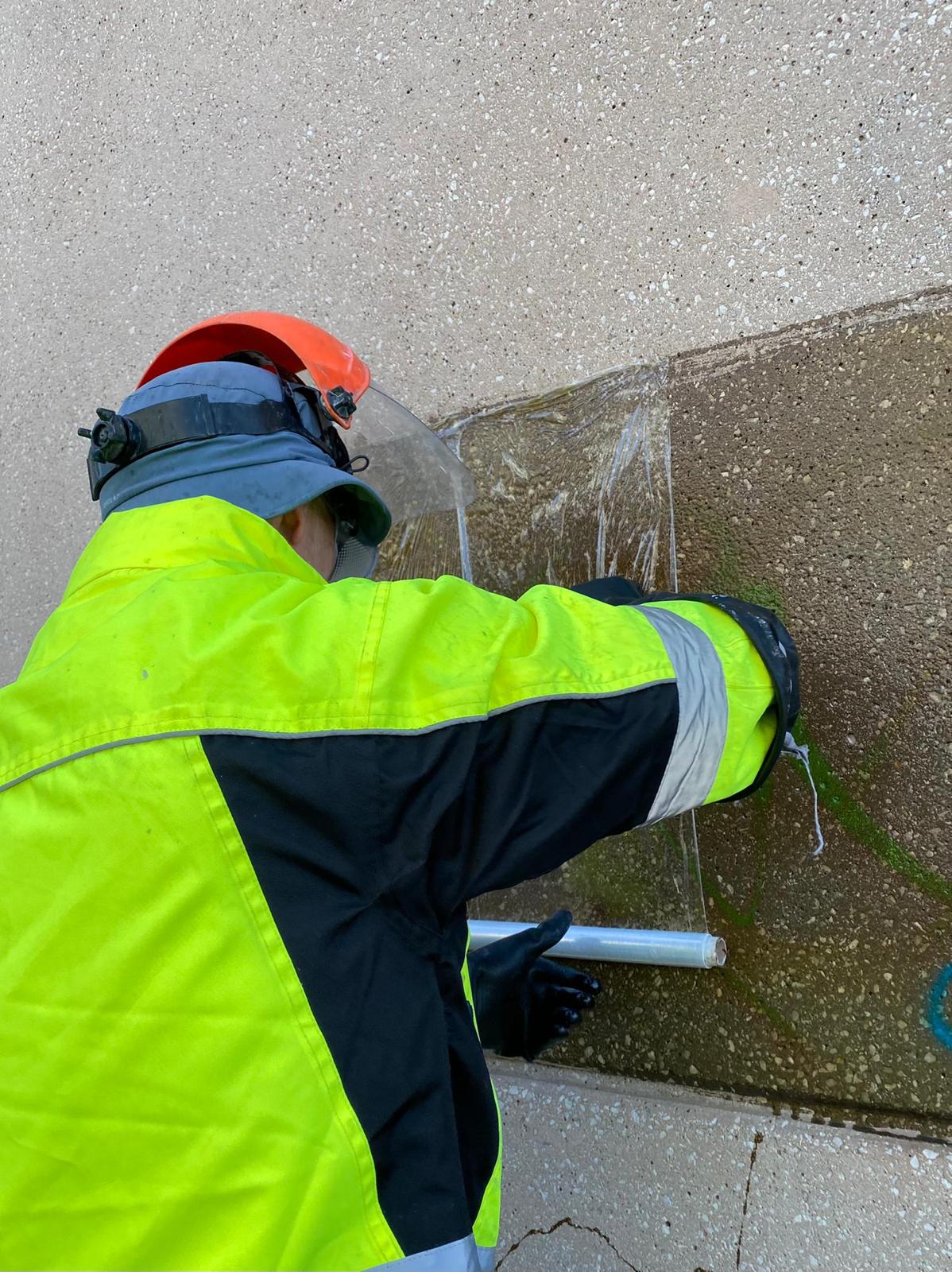 Élimination de graffiti - Exemple 19