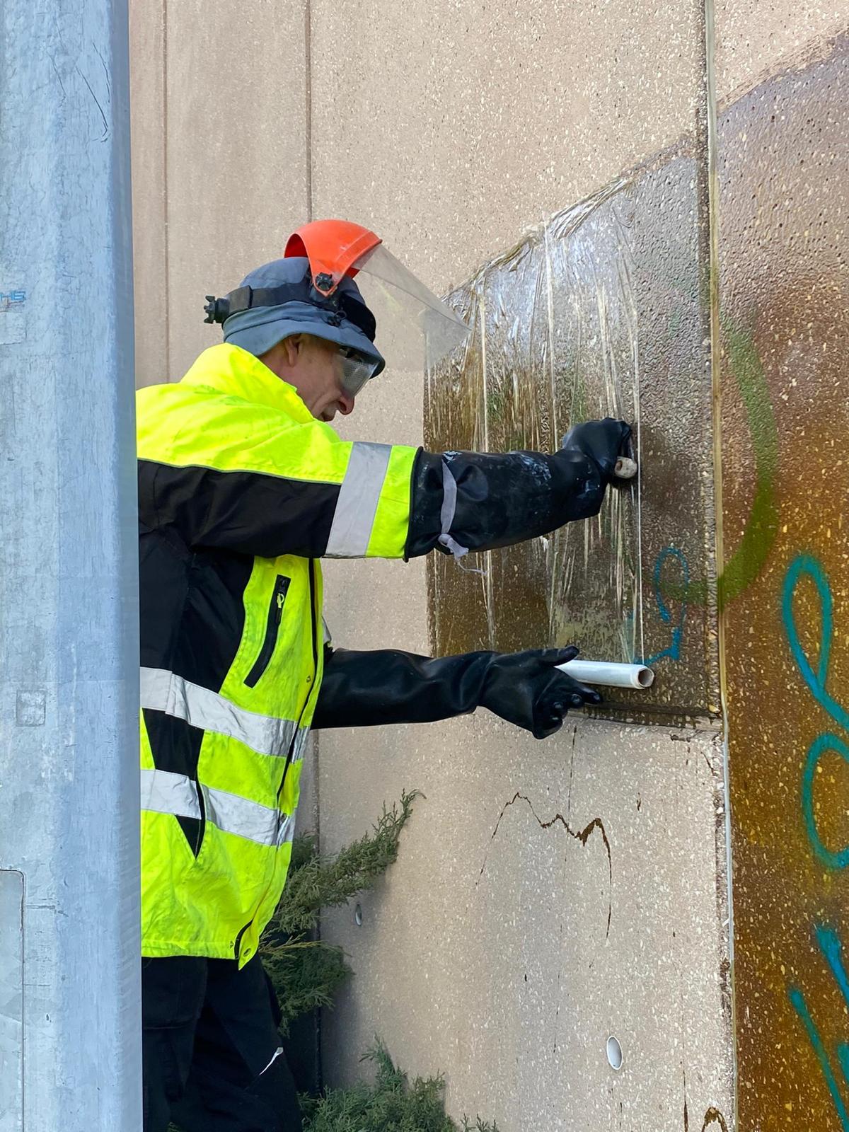 Élimination de graffiti - Exemple 20