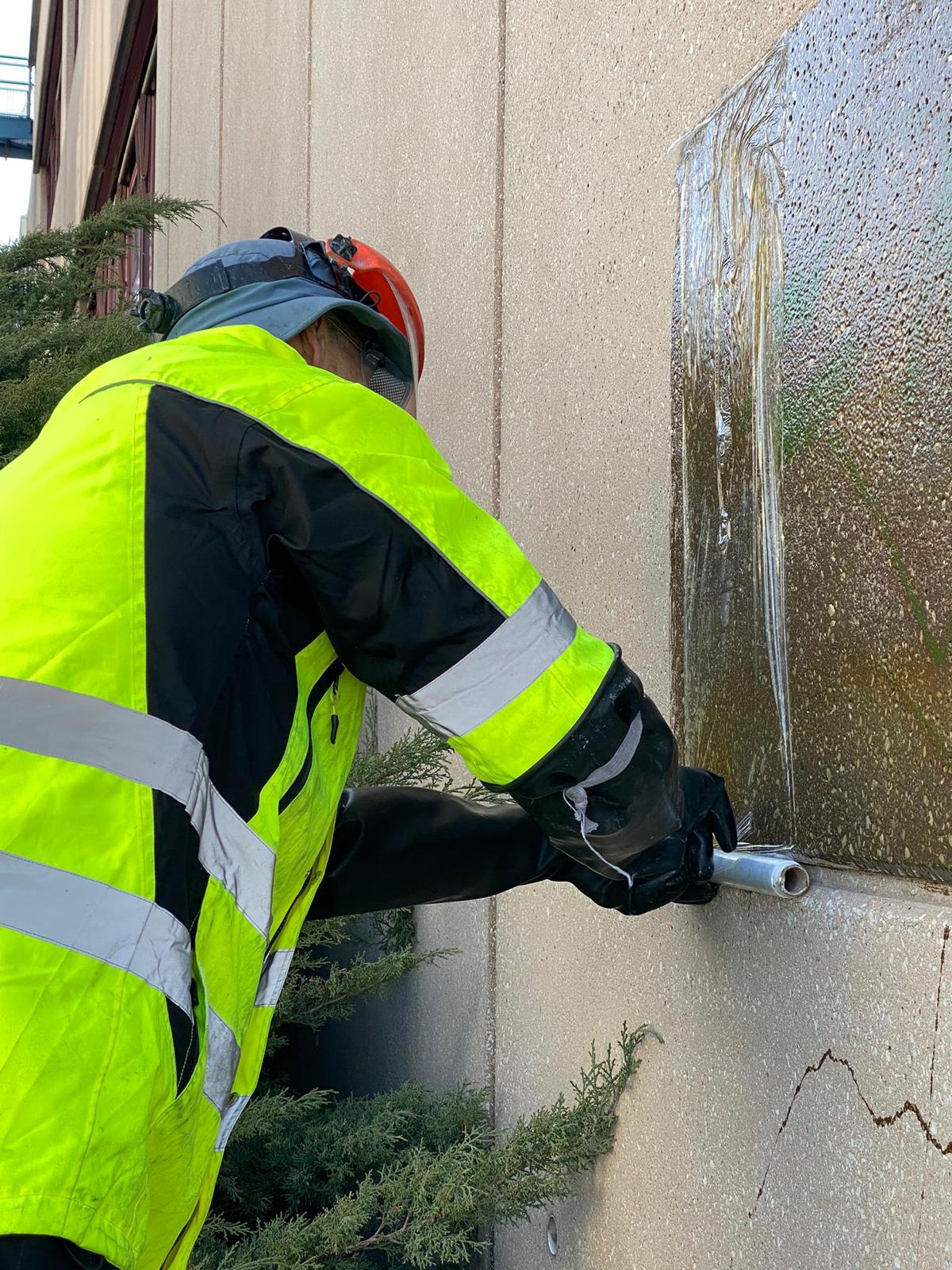 Élimination de graffiti - Exemple 21